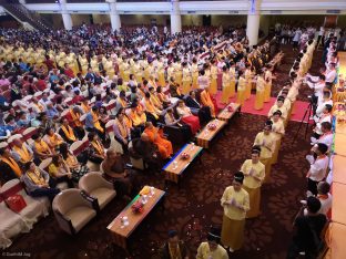 Thaye Dorje, His Holiness the 17th Gyalwa Karmapa, visits Indonesia in November 2019