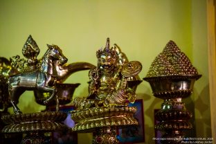 Long life prayer for Thaye Dorje, His Holiness the 17th Gyalwa Karmapa, and Professor Sempa Dorje, on Guru Rinpoche day at Karmapa International Buddhist Institute (KIBI), Delhi