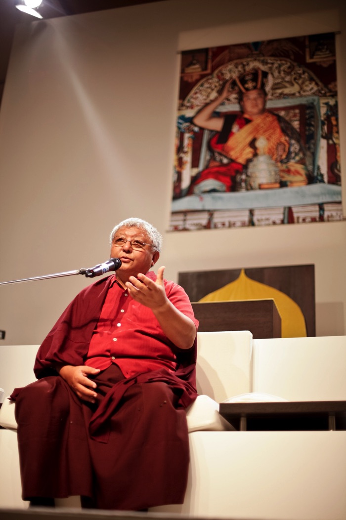 Lama Jigme Rinpoche teaching. Photo / Volen Evtimov