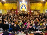 Participants at the Public Course in KIBI 2016. Photo / Norbu Zangpo