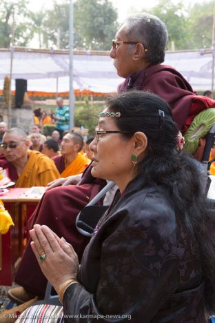 Dechen Wangmo, Karmapa’s mother, and Mipham Rinpoche, Karmapa’s father