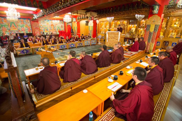 Thaye Dorje, His Holiness the 17th Gyalwa Karmapa, visits Taiwan: Mahakala puja. Photo / Thule Jug