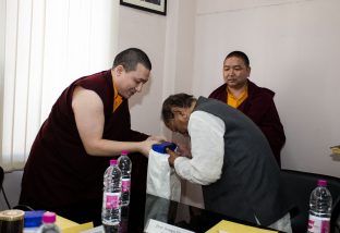 Annual meeting with the faculty of the Karmapa International Buddhist Institute Academic Board