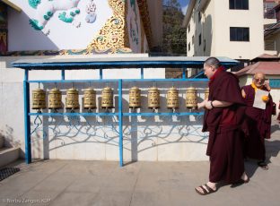 Karmapa visited the retreat centre at Pharping and various local holy sites