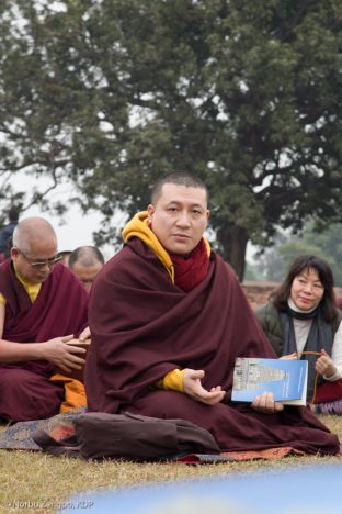 Thaye Dorje, His Holiness the 17th Gyalwa Karmapa, made a pilgrimage to the site of the ancient Buddhist University of Nalanda