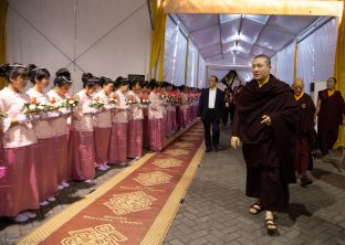 Thaye Dorje, His Holiness the 17th Gyalwa Karmapa, visits Indonesia in November 2019