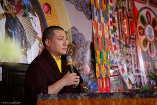 Thaye Dorje, His Holiness the 17th Gyalwa Karmapa, visits Indonesia in November 2019