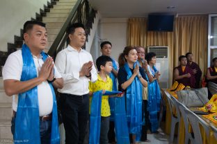 Thaye Dorje, His Holiness the 17th Gyalwa Karmapa, visits Indonesia in November 2019