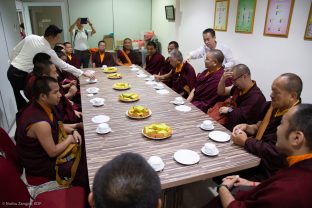 Thaye Dorje, His Holiness the 17th Gyalwa Karmapa, visits Indonesia in November 2019