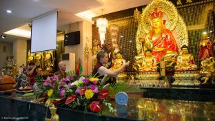 Thaye Dorje, His Holiness the 17th Gyalwa Karmapa, visits Indonesia in November 2019