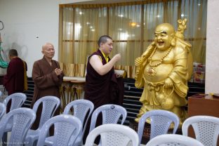 Thaye Dorje, His Holiness the 17th Gyalwa Karmapa, visits Indonesia in November 2019