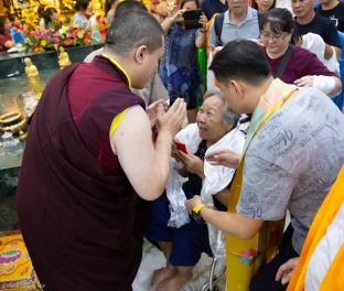 Thaye Dorje, His Holiness the 17th Gyalwa Karmapa, visits Indonesia in November 2019