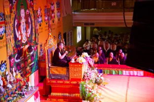 Thaye Dorje, His Holiness the 17th Gyalwa Karmapa, visits Indonesia in November 2019