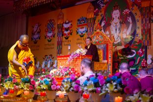 Thaye Dorje, His Holiness the 17th Gyalwa Karmapa, visits Indonesia in November 2019