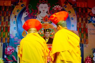 Thaye Dorje, His Holiness the 17th Gyalwa Karmapa, visits Indonesia in November 2019