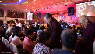 Thaye Dorje, His Holiness the 17th Gyalwa Karmapa, visits Indonesia in November 2019