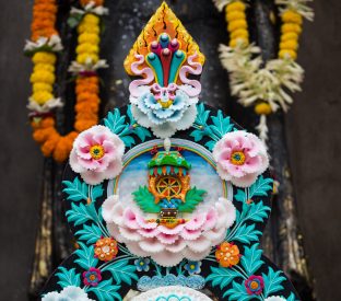 Thaye Dorje, His Holiness the 17th Gyalwa Karmapa, on day two of the 2019 Kagyu Monlam, Bodh Gaya, India, December 2019 (Photo/Norbu Zangpo)