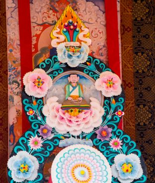 Thaye Dorje, His Holiness the 17th Gyalwa Karmapa, on day two of the 2019 Kagyu Monlam, Bodh Gaya, India, December 2019 (Photo/Norbu Zangpo)