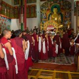 Thaye Dorje, His Holiness the 17th Gyalwa Karmapa, at Phyiang Monastery. Photo / Magda Jungowska