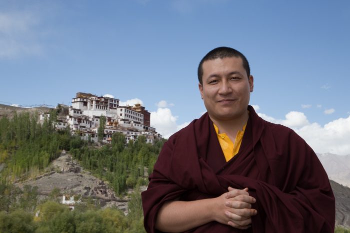 Thaye Dorje, His Holiness the 17th Gyalwa Karmapa, visits the Pothang of Matho Sakya monastery. Photo / Magda Jungowska.