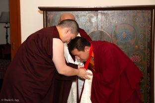 Audiences with Karmapa