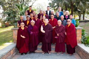 Group picture with representatives of KRMV; Sharminub; Thaye Dorje Foundation and Bodhi Dana Trust