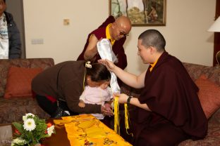 On Karmapa's final day in Nepal, he hosted many audiences