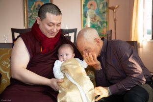 Karmapa, Thugsey and Lama Ole