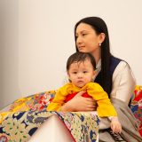 Traditional welcome ceremony for Thaye Dorje, His Holiness the 17th Gyalwa Karmapa, and Thugseyla at the Europe Center in Germany.