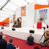 Thaye Dorje, His Holiness the 17th Gyalwa Karmapa, gave teachings on the 37 Practices of a Bodhisattva to over 6,000 students at the Europe Center in Germany