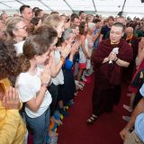 Thaye Dorje, His Holiness the 17th Gyalwa Karmapa, gave teachings on the 37 Practices of a Bodhisattva to over 6,000 students at the Europe Center in Germany