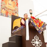 Thaye Dorje, His Holiness the 17th Gyalwa Karmapa, gives the empowerment of Chenresig to over 6,000 students at the Europe Center in Germany.