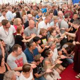 Thaye Dorje, His Holiness the 17th Gyalwa Karmapa, gives the empowerment of Chenresig to over 6,000 students at the Europe Center in Germany.