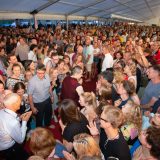 Thaye Dorje, His Holiness the 17th Gyalwa Karmapa, gives the empowerment of Chenresig to over 6,000 students at the Europe Center in Germany.