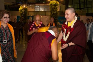 Thaye Dorje, His Holiness the 17th Gyalwa Karmapa, visits Indonesia in November 2019