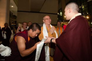 Thaye Dorje, His Holiness the 17th Gyalwa Karmapa, visits Indonesia in November 2019