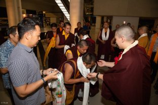 Thaye Dorje, His Holiness the 17th Gyalwa Karmapa, visits Indonesia in November 2019