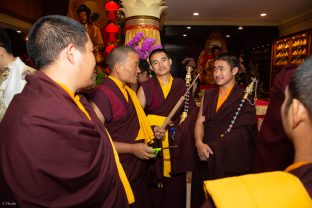 Thaye Dorje, His Holiness the 17th Gyalwa Karmapa, visits Indonesia in November 2019