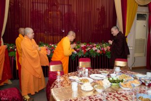 Thaye Dorje, His Holiness the 17th Gyalwa Karmapa, visits Indonesia in November 2019