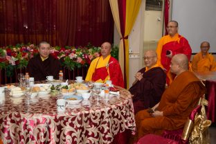 Thaye Dorje, His Holiness the 17th Gyalwa Karmapa, visits Indonesia in November 2019