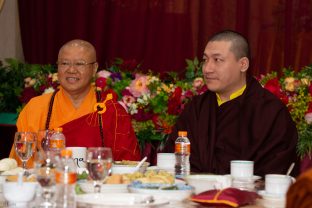 Thaye Dorje, His Holiness the 17th Gyalwa Karmapa, visits Indonesia in November 2019