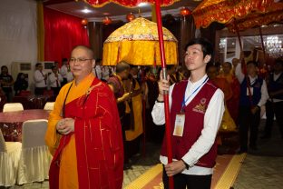 Thaye Dorje, His Holiness the 17th Gyalwa Karmapa, visits Indonesia in November 2019