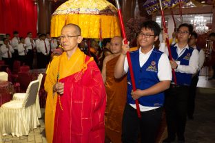 Thaye Dorje, His Holiness the 17th Gyalwa Karmapa, visits Indonesia in November 2019