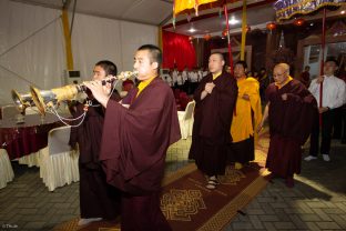 Thaye Dorje, His Holiness the 17th Gyalwa Karmapa, visits Indonesia in November 2019