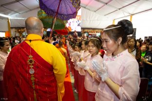 Thaye Dorje, His Holiness the 17th Gyalwa Karmapa, visits Indonesia in November 2019