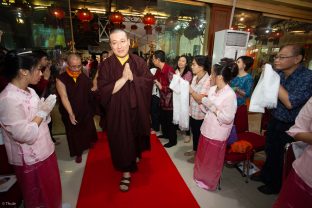 Thaye Dorje, His Holiness the 17th Gyalwa Karmapa, visits Indonesia in November 2019