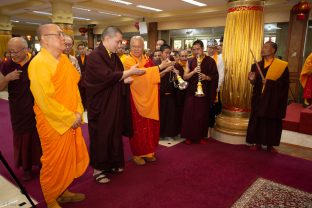 Thaye Dorje, His Holiness the 17th Gyalwa Karmapa, visits Indonesia in November 2019