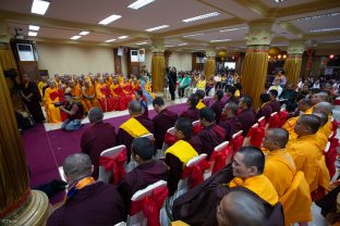 Thaye Dorje, His Holiness the 17th Gyalwa Karmapa, visits Indonesia in November 2019