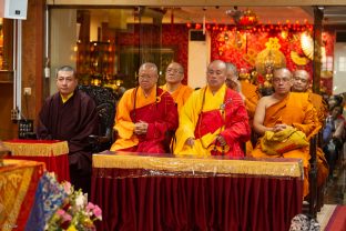 Thaye Dorje, His Holiness the 17th Gyalwa Karmapa, visits Indonesia in November 2019