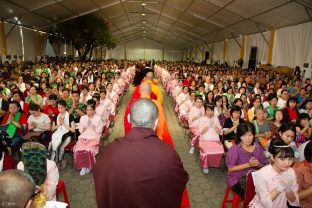 Thaye Dorje, His Holiness the 17th Gyalwa Karmapa, visits Indonesia in November 2019